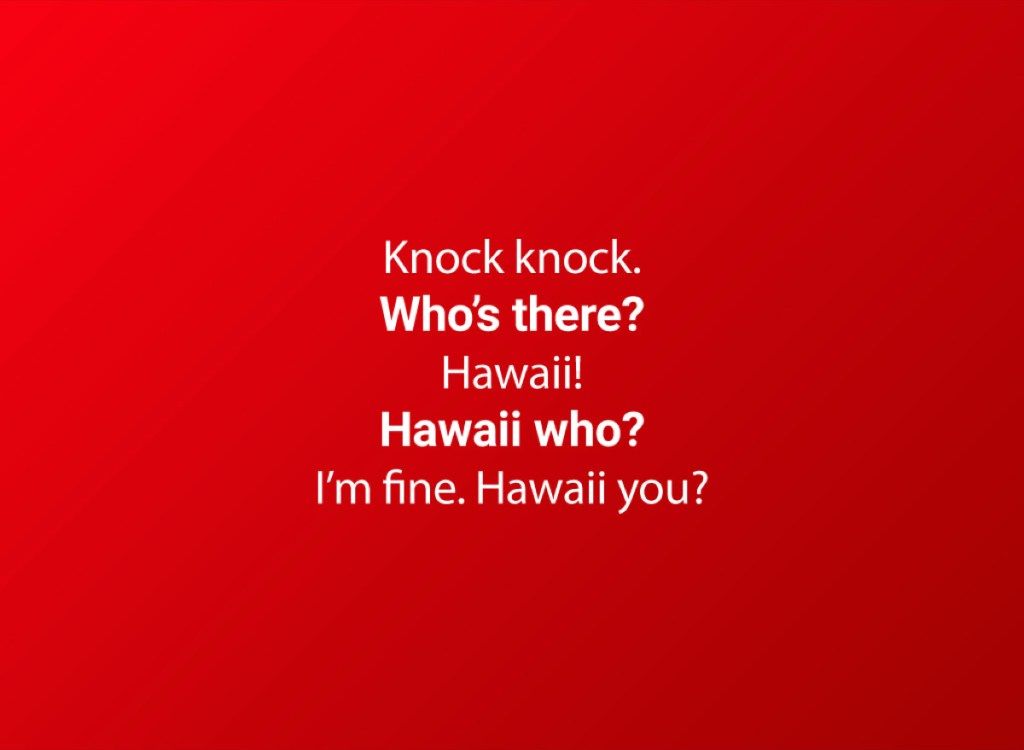 banke banke vitser hawaii