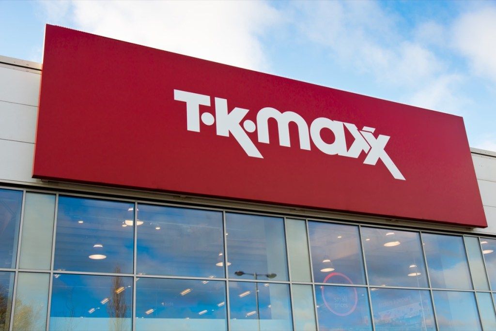 T.K. Maxx T.J. Maxx az Egyesült Királyságban {külföldön különböző névvel rendelkező márkák}
