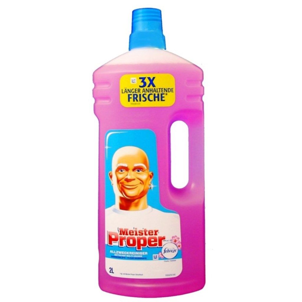 Tyska Mr. Clean Product {Varumärken med olika namn utomlands}