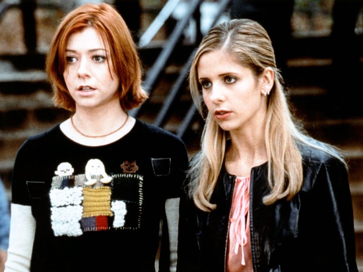 Alysonas Hanniganas sako, kad tai „Buffy“ pora, kurios ji visada tikėjosi
