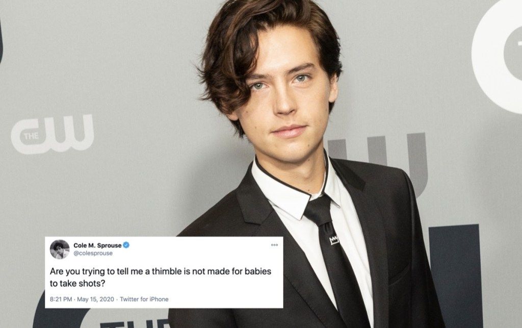 Cole Sprouse และ Twitter Post