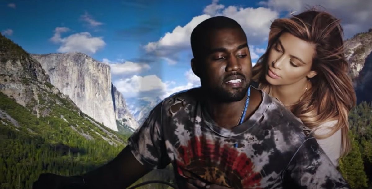 Kanye West un Kim Kardashian ar motociklu