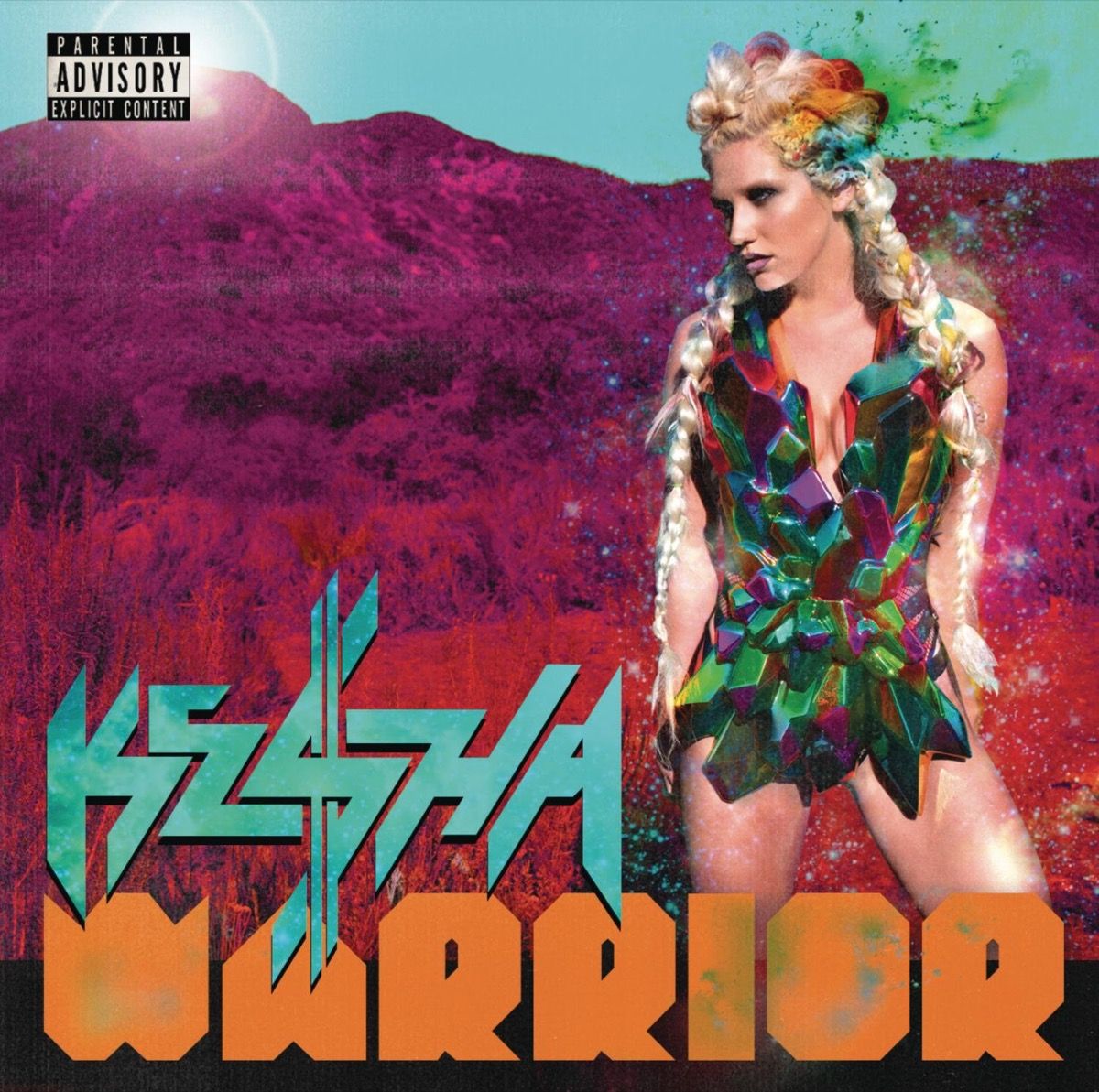 ปกอัลบั้ม kesha warrior