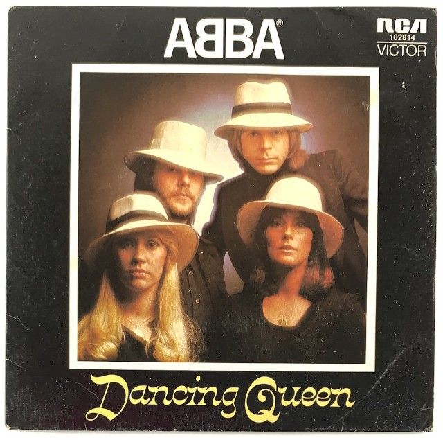 Abba танцува кралица запис на корицата