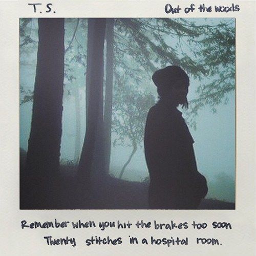 taylor swift out of the woods portada única