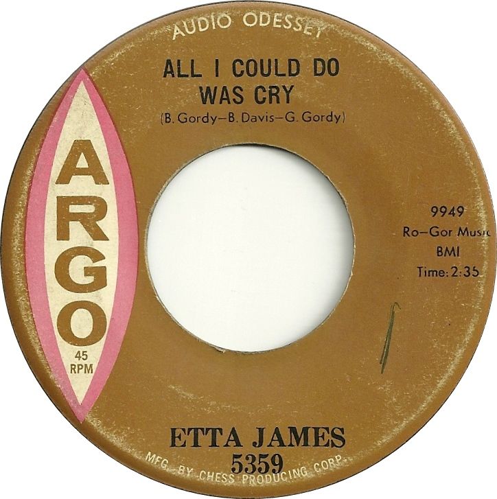Etta James todo lo que pude hacer fue llorar grabar