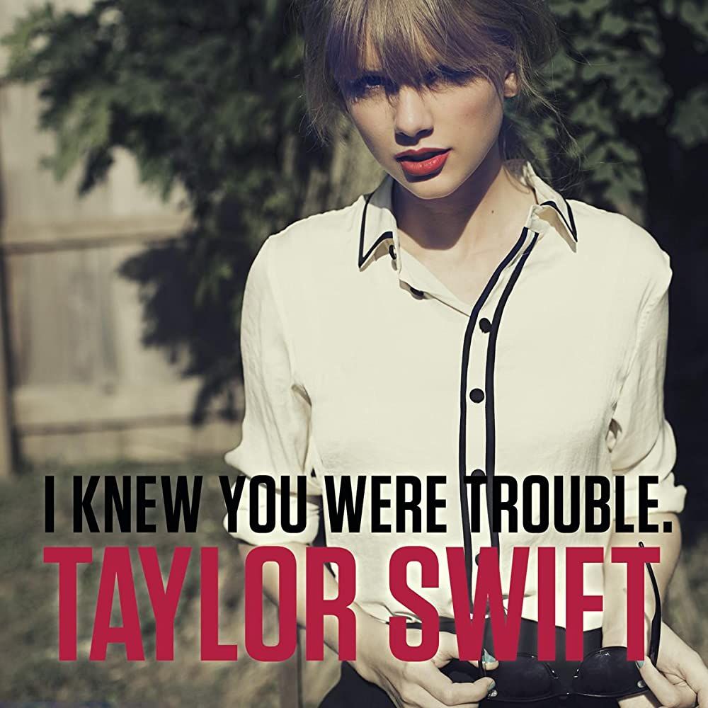 Taylor Swift, sabía que eras un problema, portada única