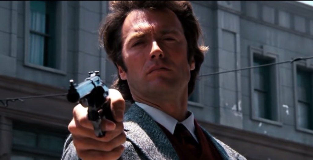 Clintas Eastwoodas Dirty Harry