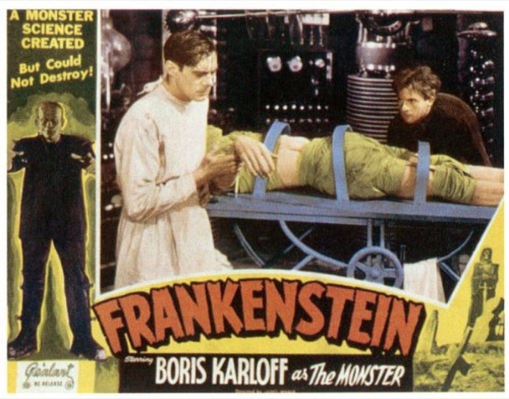Colin Clive a Dwight Frye ve filmu Frankenstein (1931)