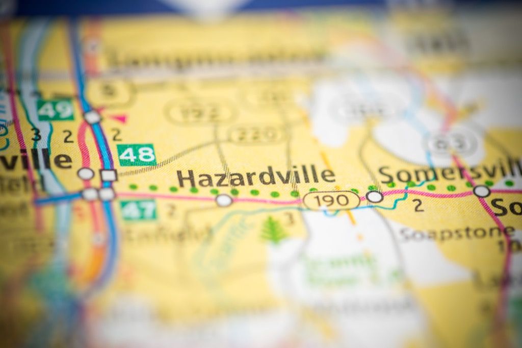 Hazardville, Konektikutas, keisti miestų pavadinimai