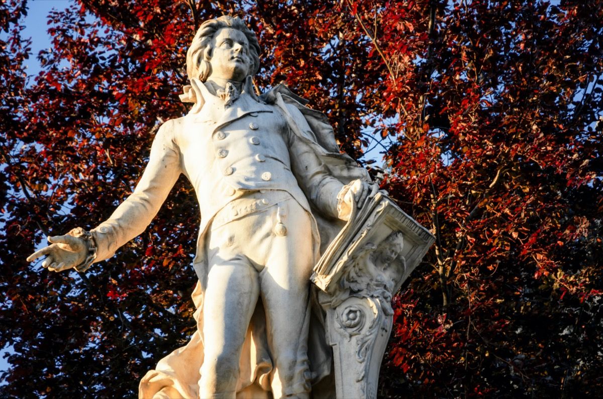 Mozart-patsas Wienissä
