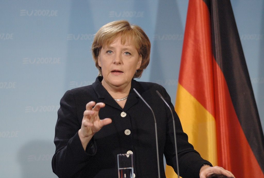 Tysk tysk kansler Angela Merkel