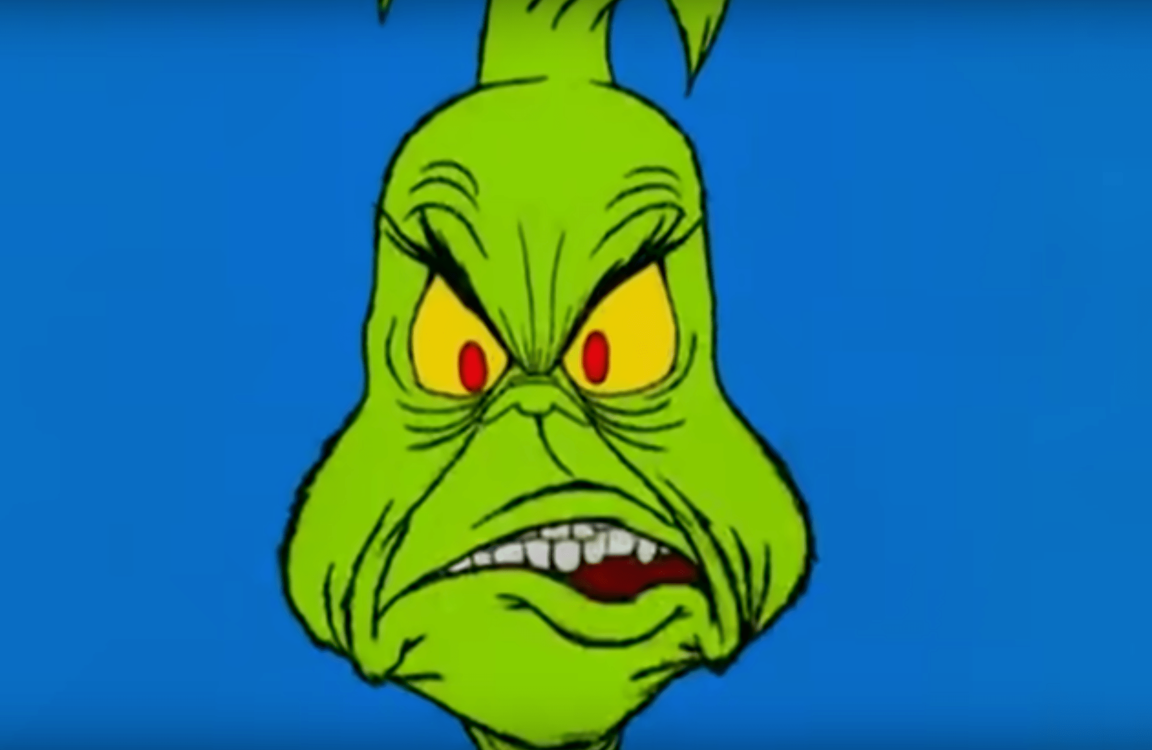Grinch smirking med i How the Grinch Stole Christmas !, 1966