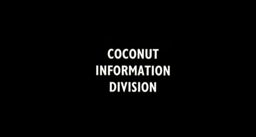 Monty Python Migrating Coconuts monty python citater