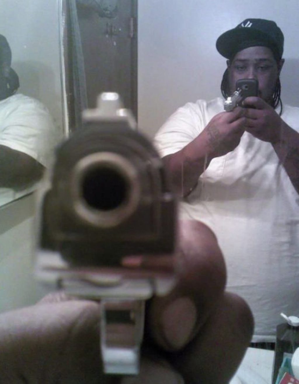 Man Gun Selfie