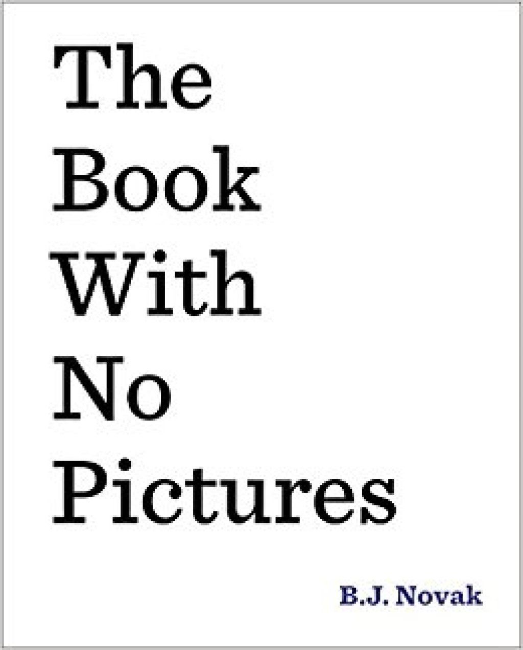Knjiga brez slik B. J. Novak Šale iz otrok