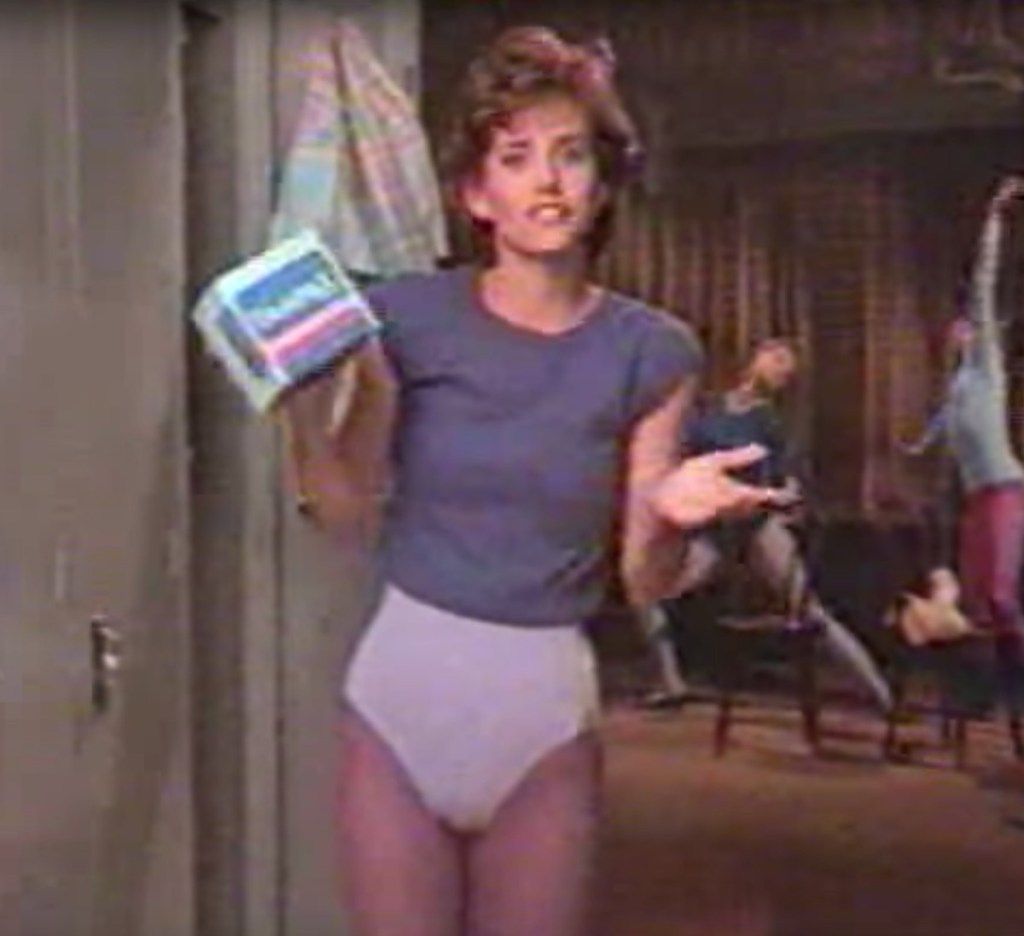 Courtney Cox tampax annonce