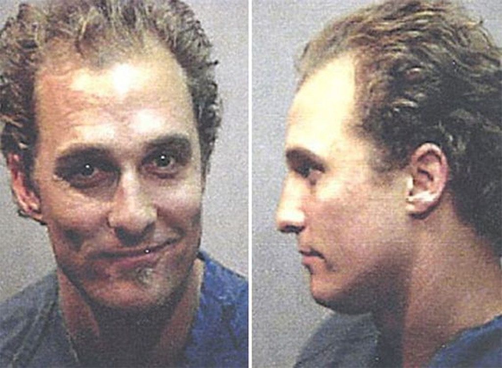 Matthew McConaughey Matthew McConaughey vtipné celebrity mugshots