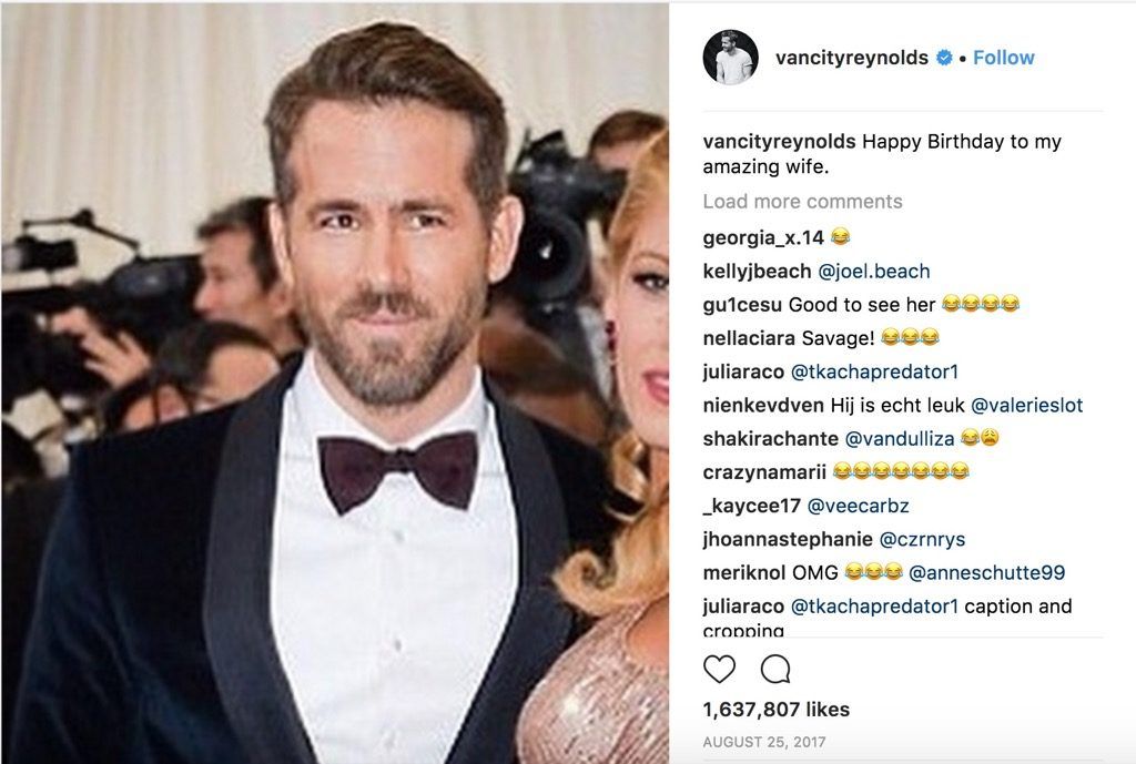 Ryan Reynolds, les fotos de celebritats més divertides