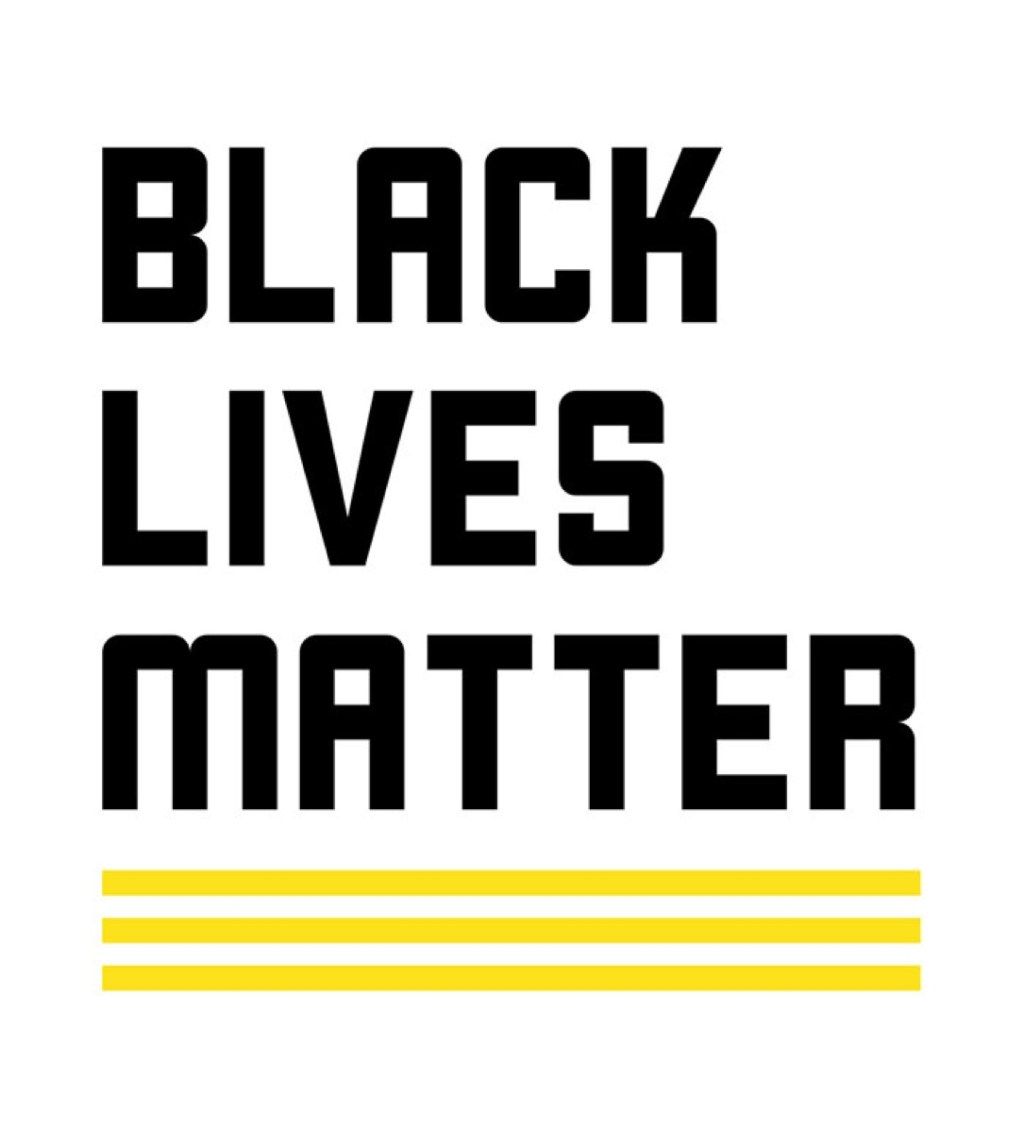 Logo BLM, hitam dan kuning