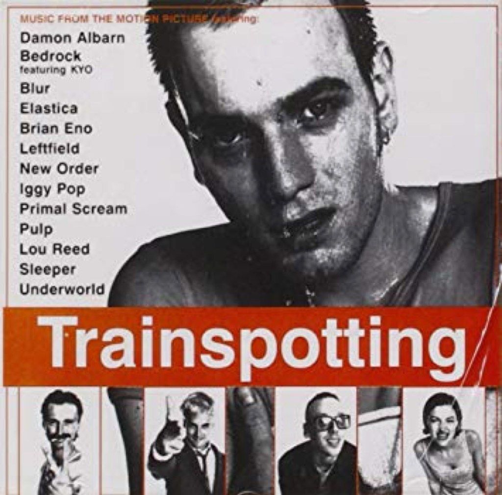 Trainspotting copertina del cd della colonna sonora del film