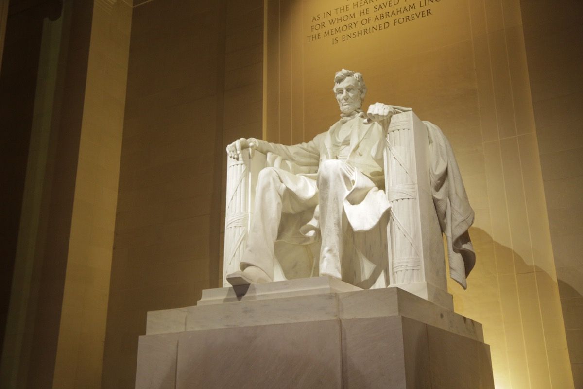 Los espacios secretos del Lincoln Memorial en lugares emblemáticos