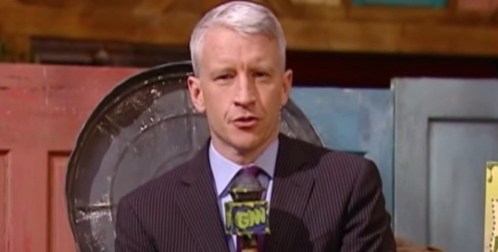 Anderson Cooper na ulicy Sezamkowej