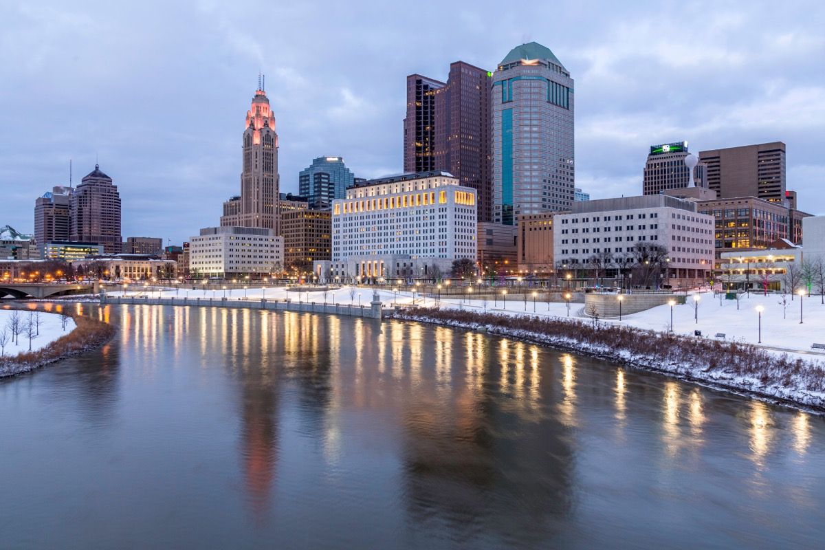 Cleveland Ohio på vintern