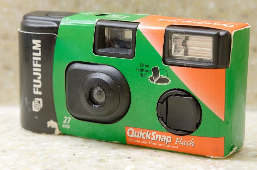 càmera d’un sol ús nostàlgia dels anys 80