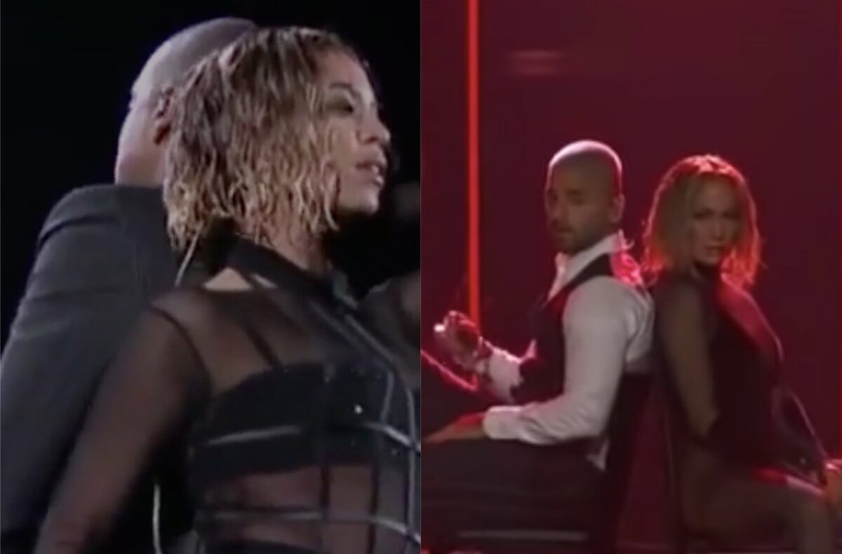 Beyoncé ve Jennifer Lopez performansları