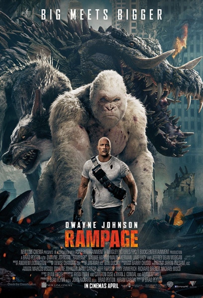„Rampage“ filmo plakatas {Alternate Movie Endings}