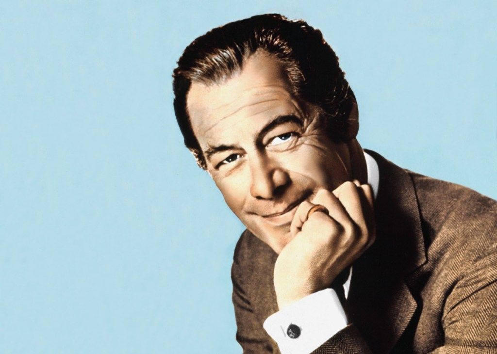 CPKMDA Potret warna bintang filem Rex Harrison digambarkan di Los Angeles pada tahun 1965, ikon lelaki terbesar