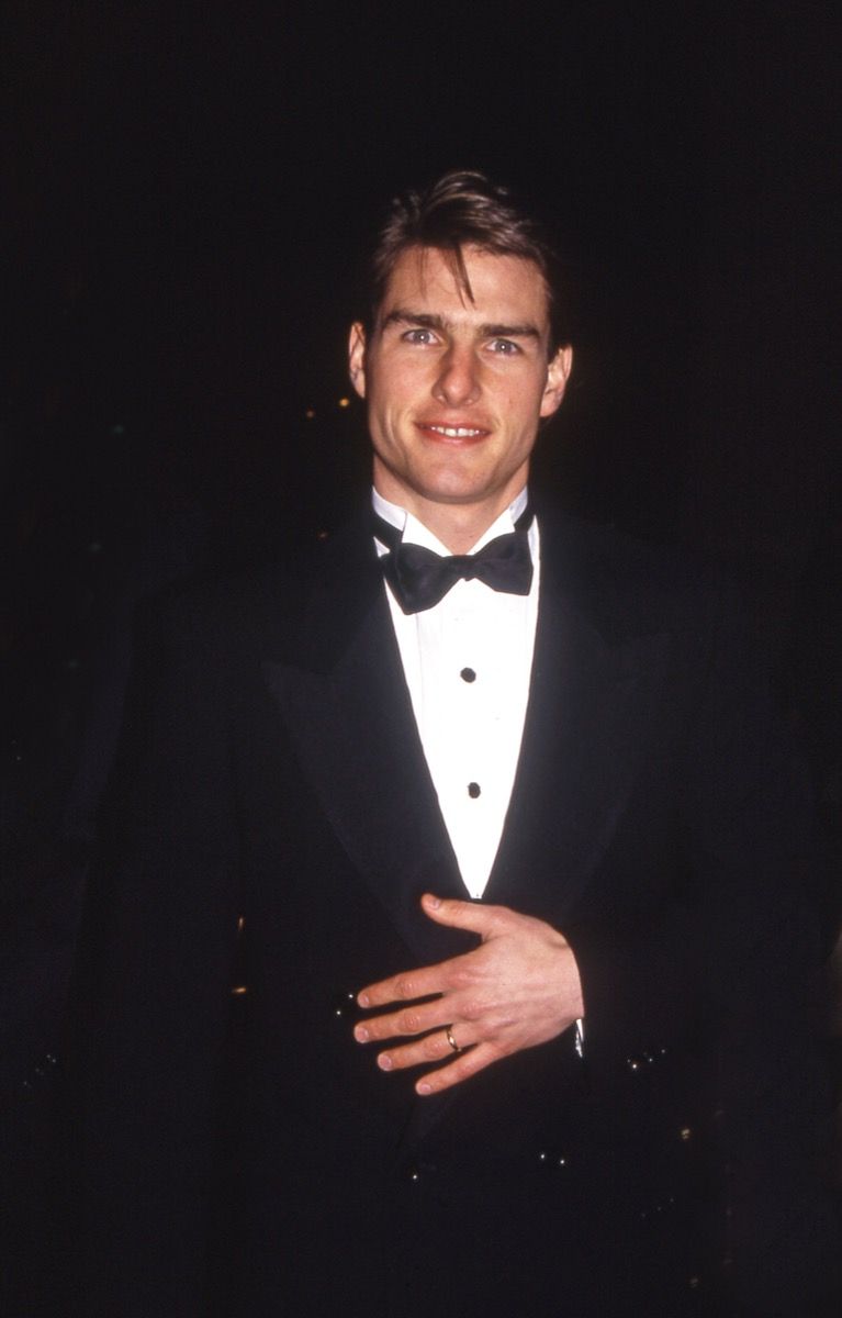 Tom Cruise 1990s ภาพถ่ายพรมแดงสไตล์วินเทจ