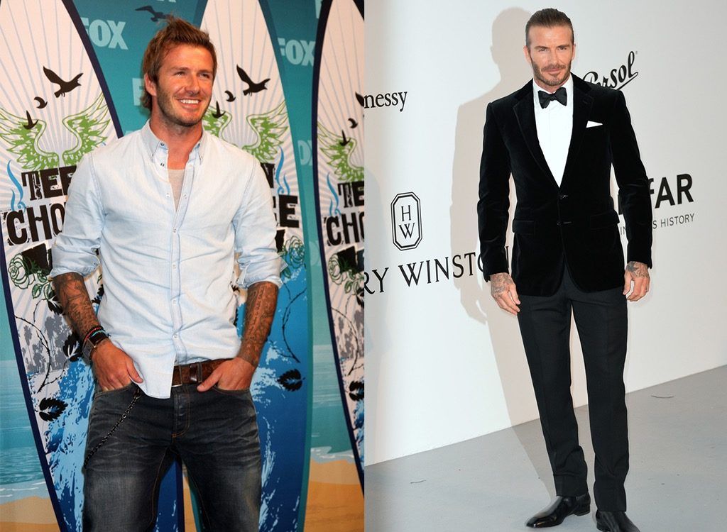 David Beckhamin tyylin kehitys