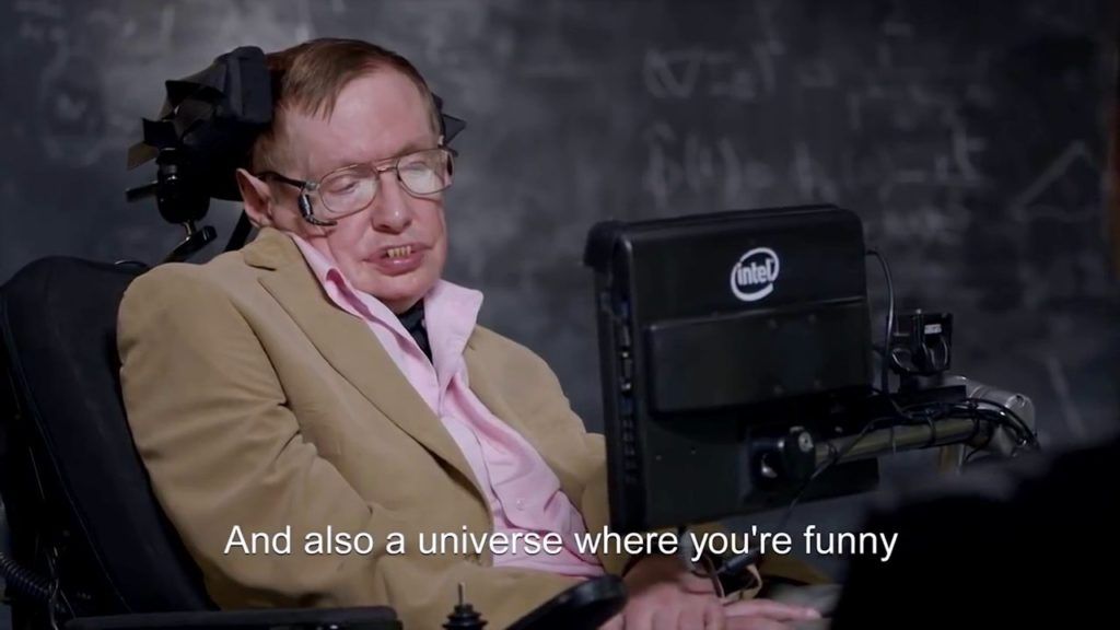 Stephen Hawking interviewé par John Oliver