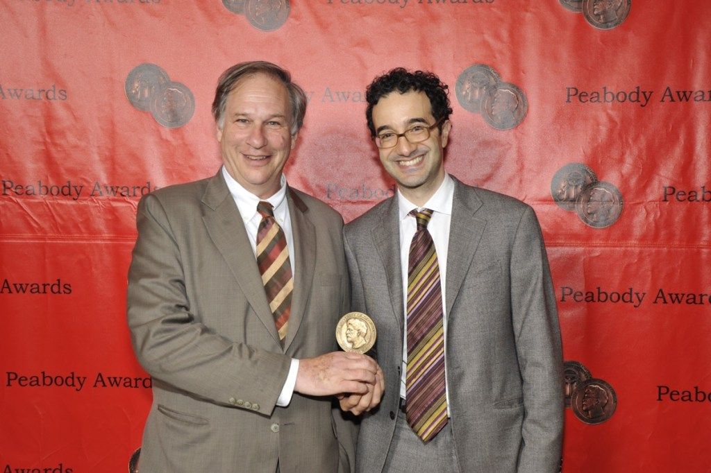 Robert Krulwich a Jad Abumrad 70. výročné ceny Peabody