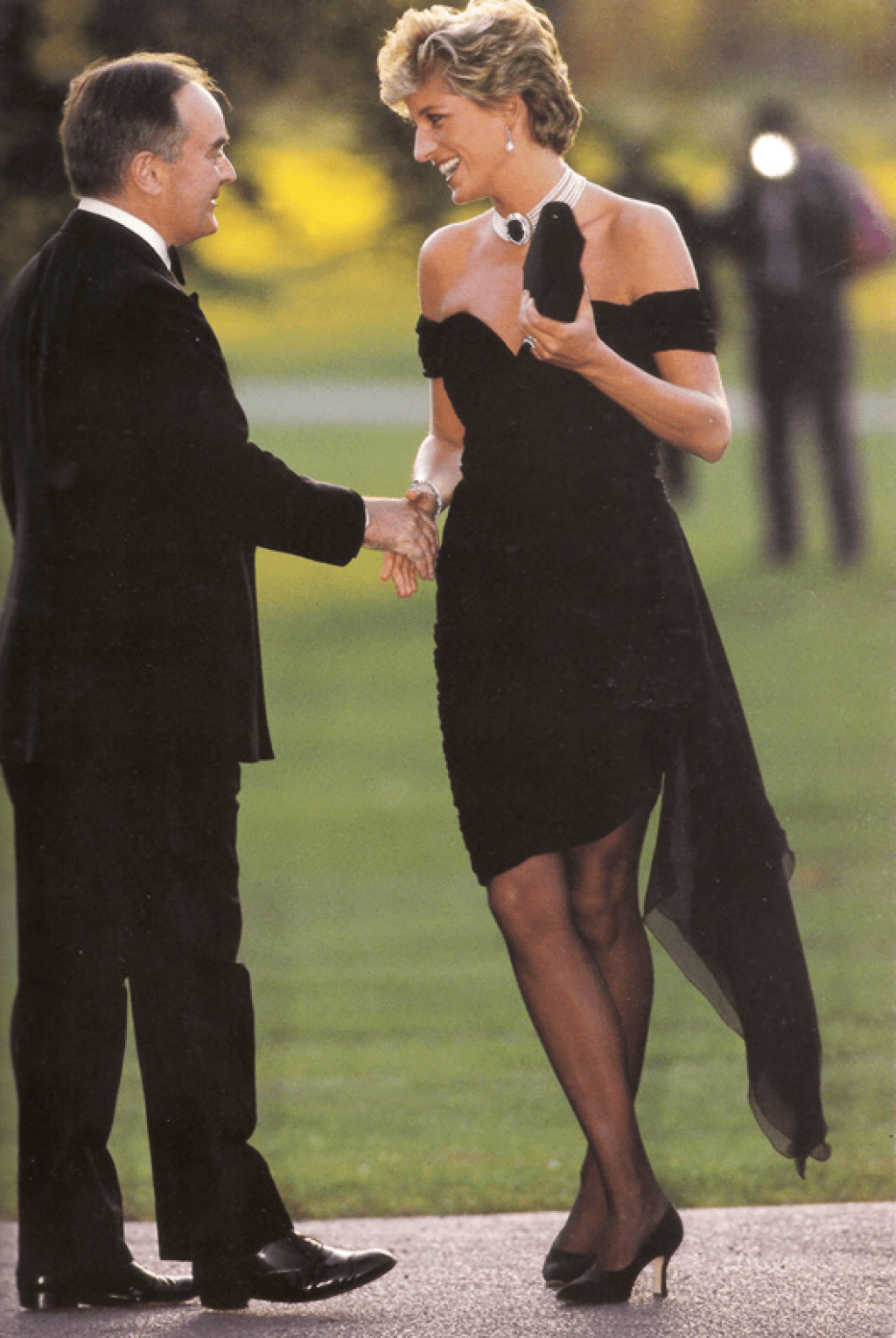 Princess Diana czarna sukienka