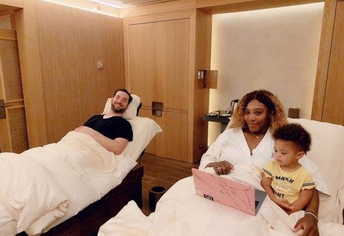 Alexis Ohanian, Serena Williams, Olympia Paris Instagram