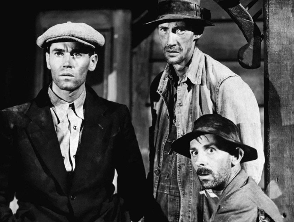 Henry Fonda, John Carradine ja John Qualen teoksessa Vihan viinirypäleet (1940)