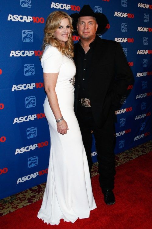 Trisha Yearwood y Garth Brooks en los premios Centennial de ASCAP en 2014