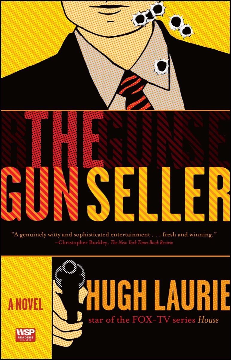 de wapenverkoper Hugh Laurie boekomslag