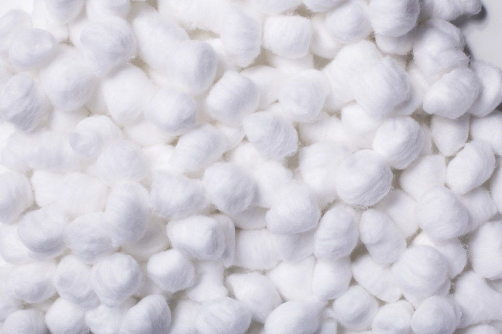 Montón de bolas de algodón