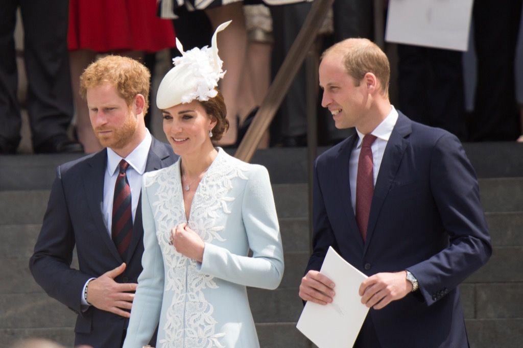 princas Haris, Kate Middleton ir princas Williamas