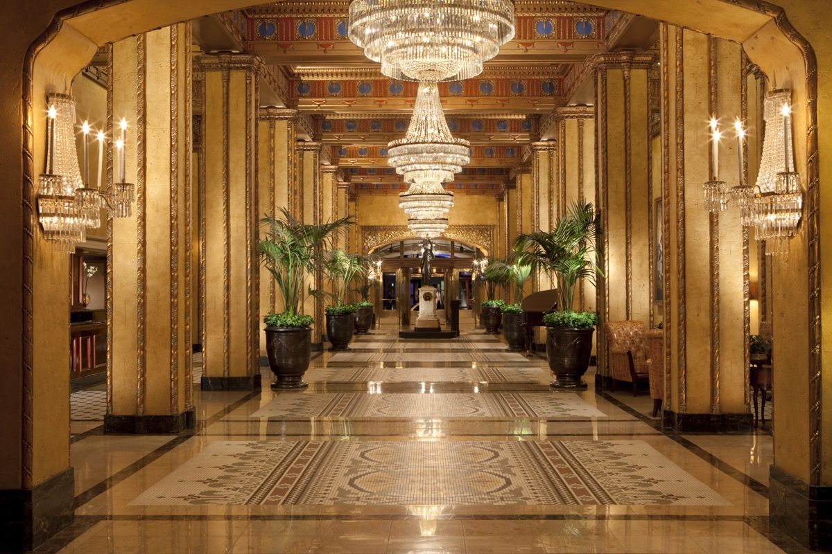 Lobbyen til Roosevelt Hotel, New Orleans