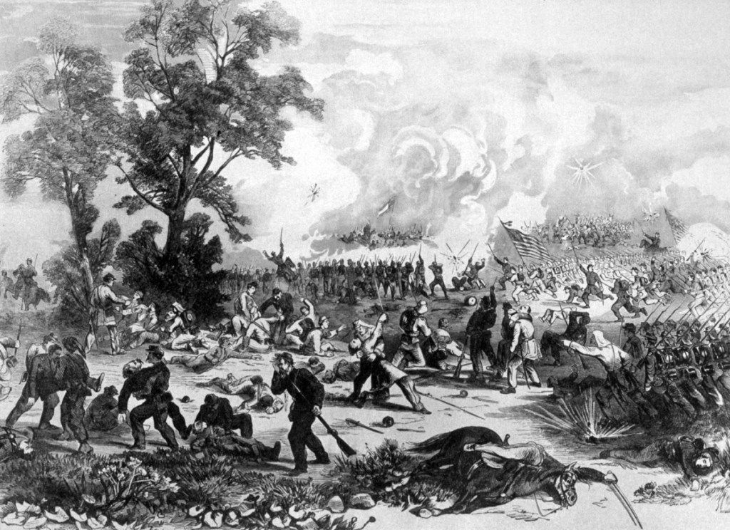 die Schlacht der Stiere im Bürgerkrieg laufen