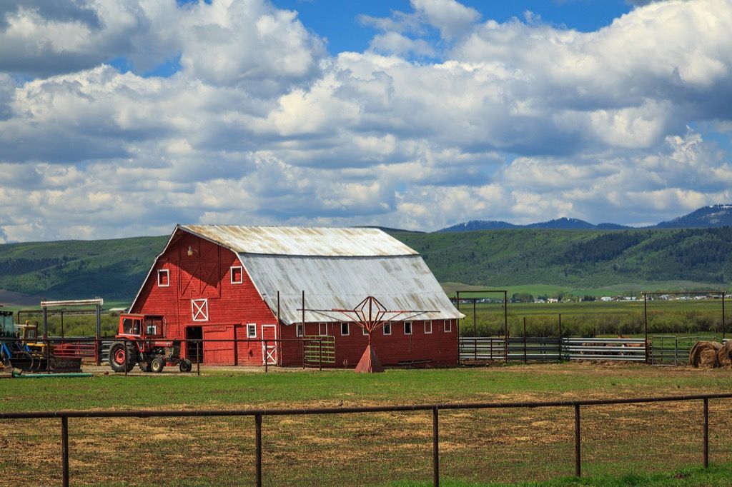 Wyoming Barn Farm State Skämt