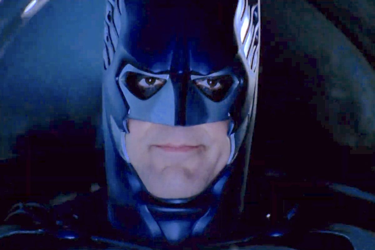 George Clooney als Batman in Batman en Robin