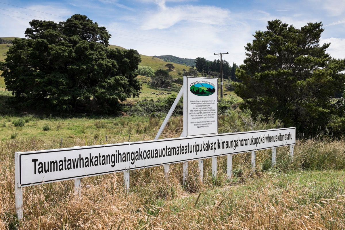 EMJ83G Taumatawhakatangihangakoauauauotamateaturipukakapikimaungahoronukupokaiwhenuakitanatahu ชื่อสถานที่ที่ยาวที่สุดในนิวซีแลนด์