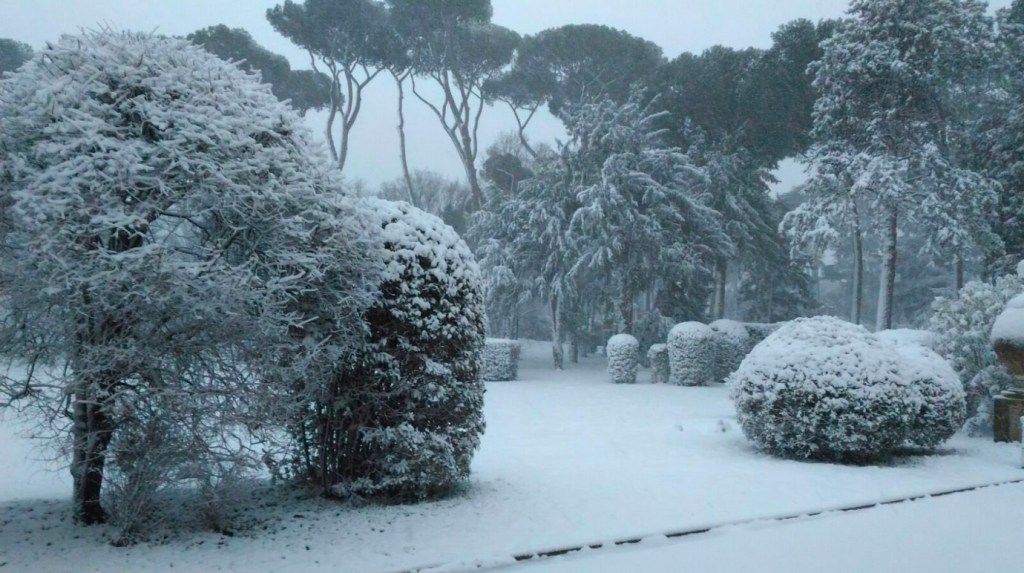 रोम में बर्फ