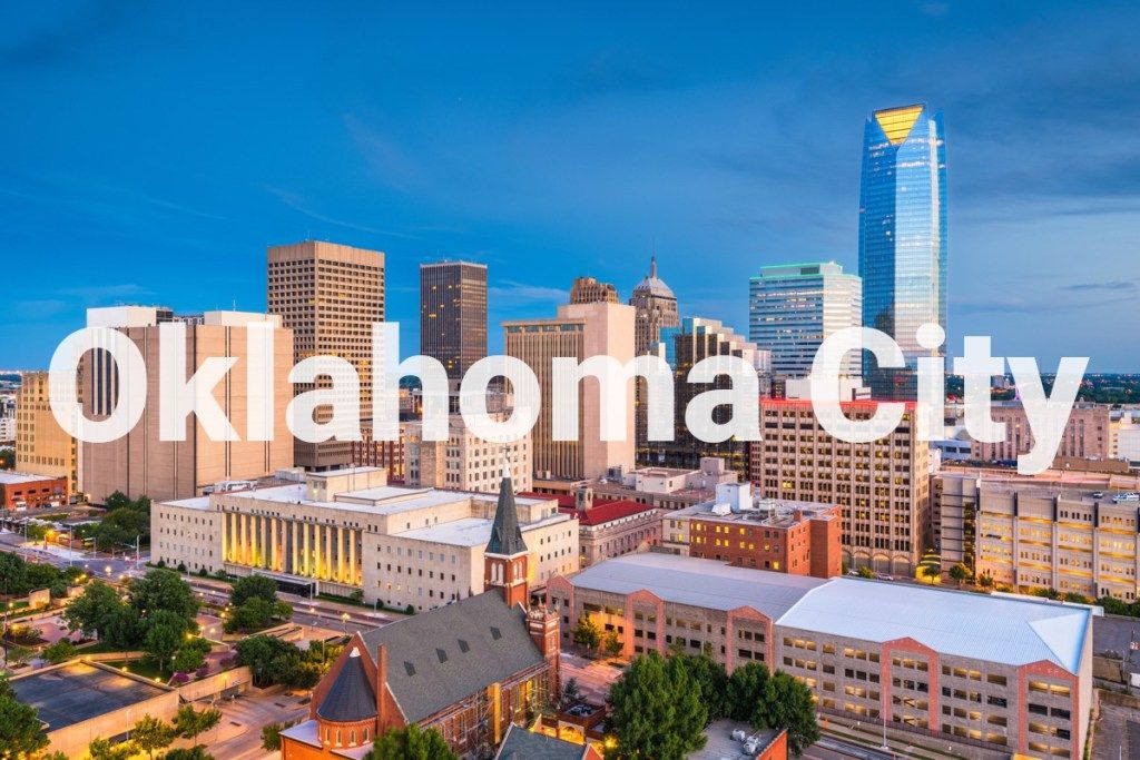 град Оклахома американски градове тест за фотография